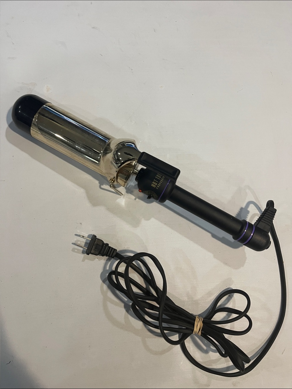 Hot tools 2 inch curling iron Professional Black Curling Iron Barrel -